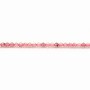 Quartz fraise rond facette 2.5mm x 39cm