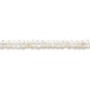 Pierre de lune grise rondelle boulier 2x3mm x 40cm