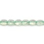 Prehnite de forme ovale 6x8mm x 40cm