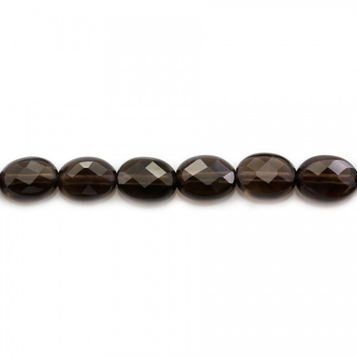 Smoky Quartz Faceted Oval