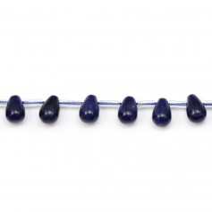 Sodalite en forme de goutte, mesurant 6x9mm x 4pcs