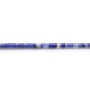Sodalite en forme de tube 2.5x5mm x 40cm
