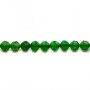 Tsavorite green, in the shape of a faceted round 3.5-4mm x 39cm