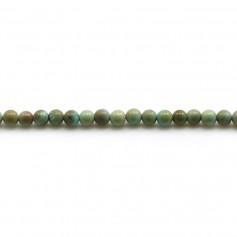 Turquoise ronde 3.5mm x 5pcs