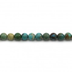 Turquoise Ronde 6mm x 2pcs