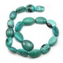 Turquoise ovale 13-20x15-25mm x 40cm