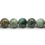 Turquoise africaine ronde 10mm x 40cm