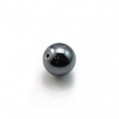 Hématite semi-percé 6mm x 2pcs