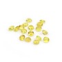 Yellow sapphire, crimped, cut in brilliant x 1pc
