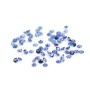 Saphir de couleur bleu, à sertir, taillé en brillant x 1pc
