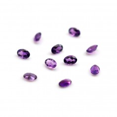 Cabochon en améthyste 4x6mm x 1pc