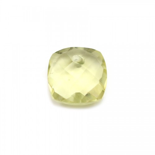 Pendentif quartz lemon facette 10mm x 1pc