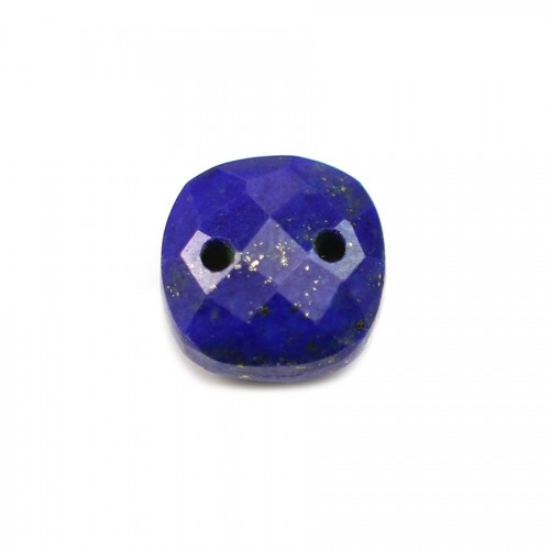 Intercalary lapis lazuli with 2 holes 10mm x 1pc