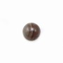 Cabochon agate du boswana, de forme ronde, 8mm x 4pcs