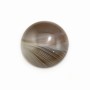 Cabochon agate du boswana, de forme ronde, 16mm x 2pcs