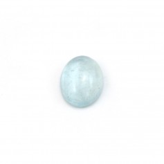 Cabochon Aigue Marine OVALE 8x10mm x 1pc