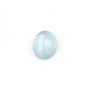 Cabochon Aigue Marine OVALE 8x10mm x 1pc