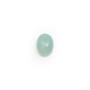 Cabochon bleu d'amazonite, de forme oval, 6 * 8mm x 4pcs