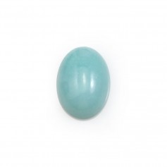 Cabochon amazonite ovale 10x14mm x 1pc