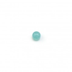 Cabochon amazonite rond 3mm x 5pcs