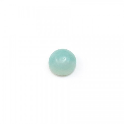 Cabochon amazonite rond 6mm x 6pcs