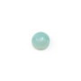 Cabochon amazonite rond 6mm x 6pcs