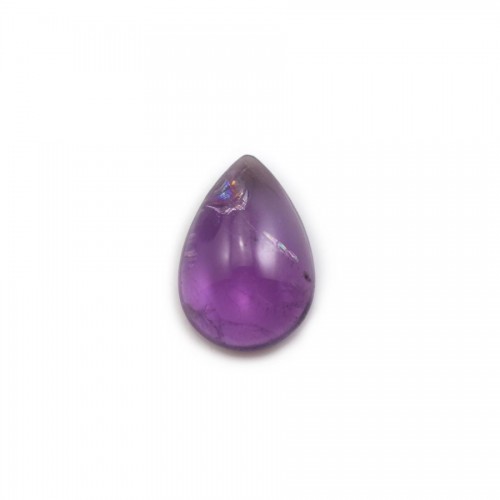 Cabochon amethyste goutte 8x12mm x 1pc