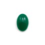 Cabochon d'aventurine verte, qualité A+,de forme ovale, 9x13mm x 1pc