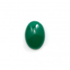 Cabochon d'aventurine verte, qualité A+, de forme ovale, 10x14mm x 1pc