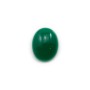 Cabochon d'aventurine verte,qualité A+, de forme ovale, 11x14mm x 1pc