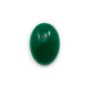 Cabochon d'aventurine verte, qualité A+, de forme ovale, 12x16mm x 1pc