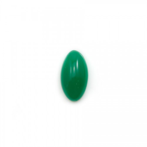 Green aventurine cabochon, in oval shaped, 4 * 6mm x 4pcs