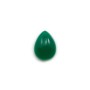 Cabochon d'aventurine verte, qualité A+, de forme goutte, 8x12mm x 1pc