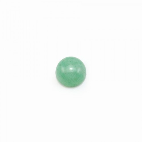 Cabochon aventurine rond 6mm x 4pcs
