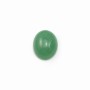 Cabochon Avanturine vert Ovale 8x10mm x4pcs