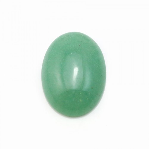 Cabochon Avanturine vert Ovale 13x18mm x 1pc