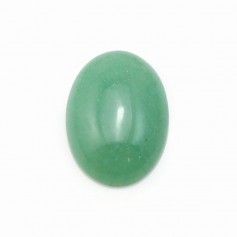 Cabochon Avanturine vert Ovale 13x18mm x 1pc