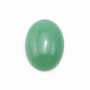 Cabochon Avanturine vert Ovale 13x18mm x 1pc