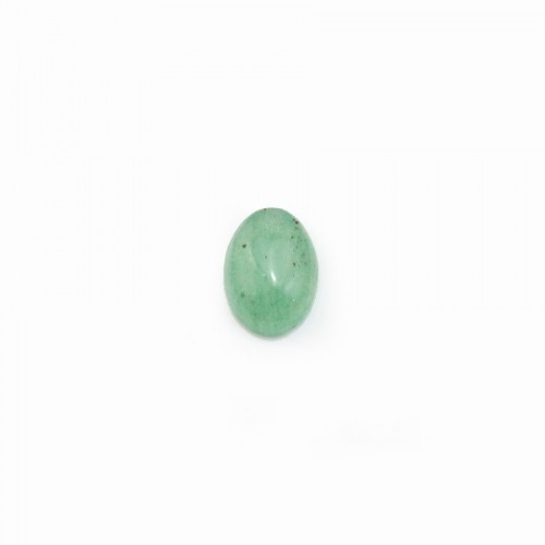 Cabochon Avanturine vert Ovale 5x7mm x 4pcs