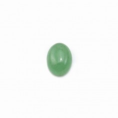 Cabochon aventurine ovale 6x8mm x 4pcs