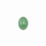 Cabochon aventurine ovale 6x8mm x 4pcs