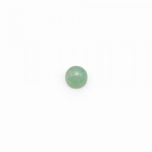 Cabochon aventurine rond 4mm x 5pcs