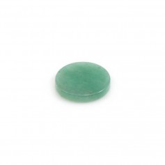 Cabochon aventurine, rond plat 12mm x 2pcs