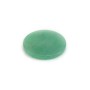 Cabochon aventurine, rond plat 25mm x 2pcs