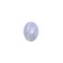 Cabochon de calcédoine bleu, de forme ovale, 7 * 9mm x 4pcs