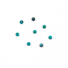 Cabochon chryscolle,en forme de rond 2mm x 2pcs