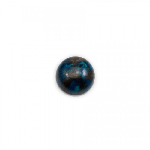 Cabochon chryscolle,en forme de rond 8mm x 2pcs