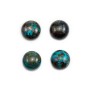 Cabochon chryscolle,en forme de rond 10mm x 1pc