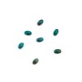 Cabochon chrysocolle,en forme de ovale 3x5mm x 2pcs