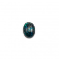 Cabochon chrysocolle,en forme de ovale 6x8mm x 1pc